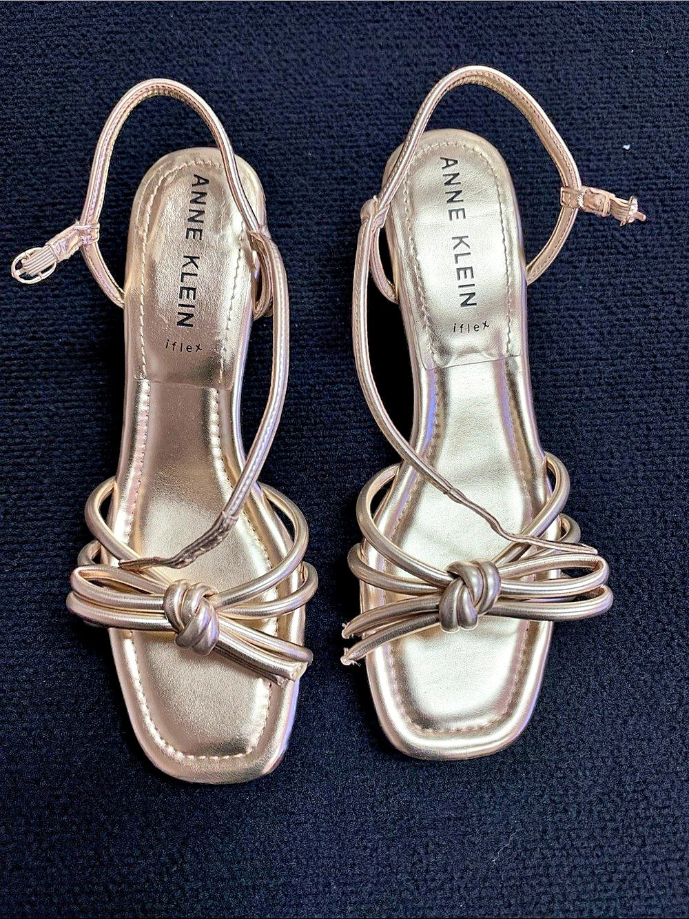 Anne Klein Mikayla Block Heel Strappy Dress Sandal Strappy Block Heel Sandals in